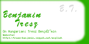 benjamin tresz business card